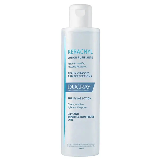 Ducray Keracnyl Purifying Lotion - Yağlı ve Akne Eğilimli Ciltler İçin Tonik 200ml - 1