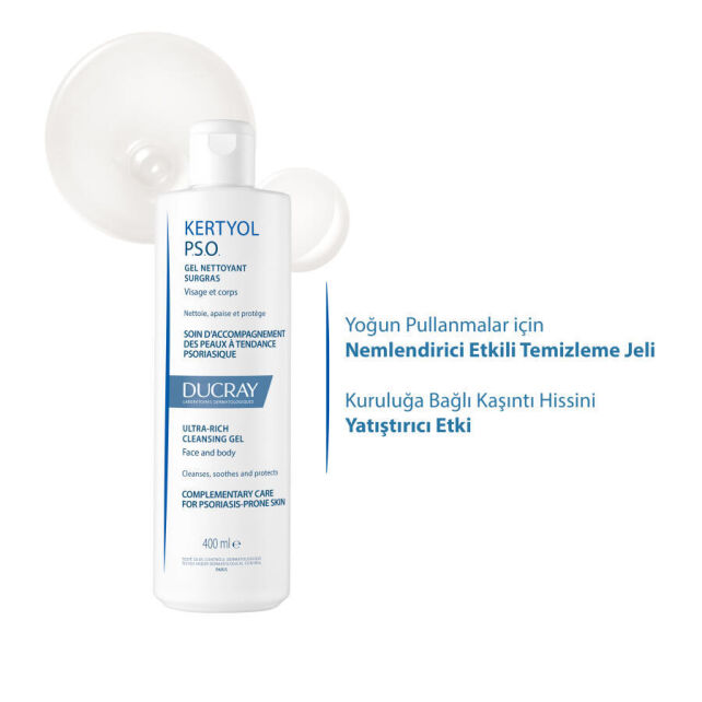 Ducray Kertyol PSO Cleansing Gel - Yoğun Pullanma Karşıtı Temizleme Jeli 400ml - 2