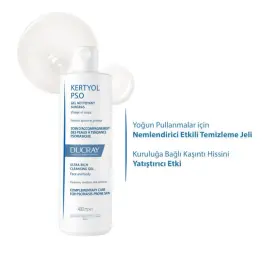 Ducray Kertyol PSO Cleansing Gel - Yoğun Pullanma Karşıtı Temizleme Jeli 400ml - 2