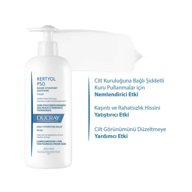Ducray Kertyol PSO Daily Balm - Yoğun Pullanma Karşıtı Balsam 400ml - 2
