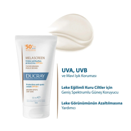 Ducray Melascreen UV Cream SPF 50+ Leke Karşıtı Güneş Koruyucu 50ml - 2