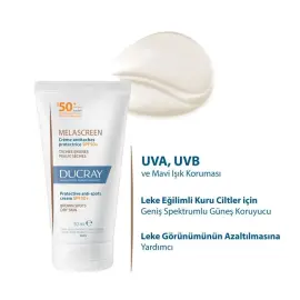 Ducray Melascreen UV Cream SPF 50+ Leke Karşıtı Güneş Koruyucu 50ml - 2