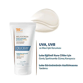 Ducray Melascreen UV Cream SPF 50+ Leke Karşıtı Güneş Koruyucu 50ml - 2