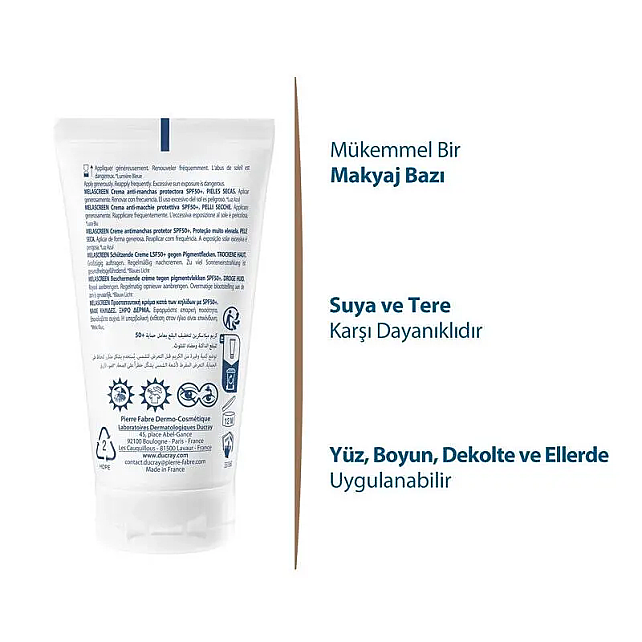 Ducray Melascreen UV Cream SPF 50+ Leke Karşıtı Güneş Koruyucu 50ml - 3