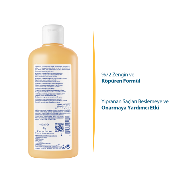 Ducray Nutricerat Shampoo - Yıpranmış Saçlar İçin Bakım Şampuanı 200ml - 3