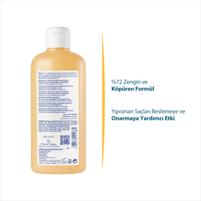 Ducray Nutricerat Shampoo - Yıpranmış Saçlar İçin Bakım Şampuanı 200ml - 3