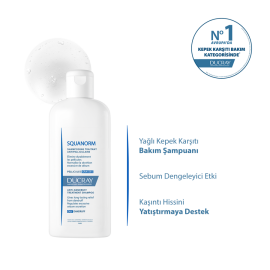 Ducray Squanorm Oily Dandruff Treatment Shampoo - Yağlı Kepek Karşıtı Şampuan 200ml - 2