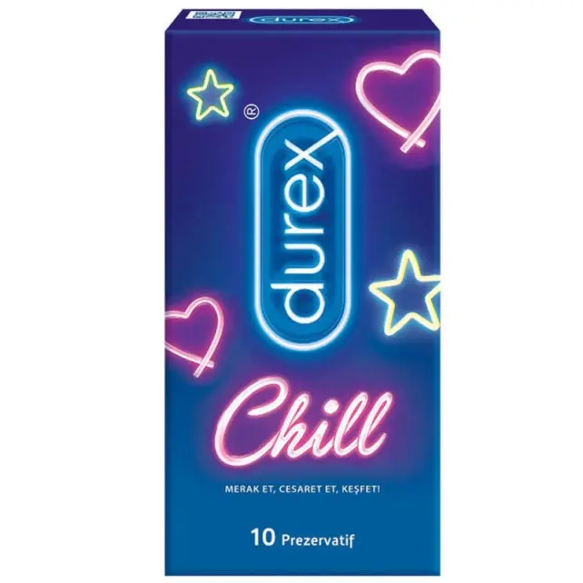 Durex Chill Prezervatif 10'lu - 1