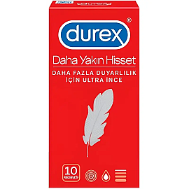 Durex Daha Yakın Hisset 10'lu Prezervatif - Durex