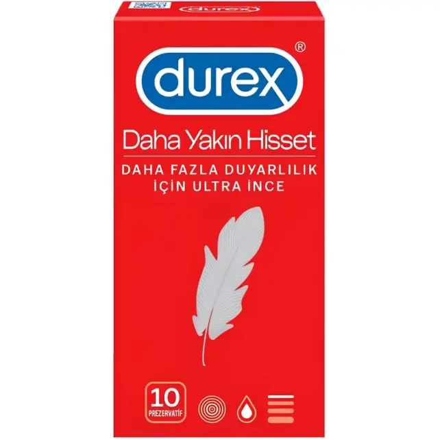 Durex Daha Yakın Hisset 10'lu Prezervatif - 1