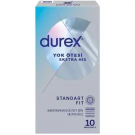 Durex Yok Ötesi Ekstra İnce Prezervatif - Ekstra His 10 Adet - Durex