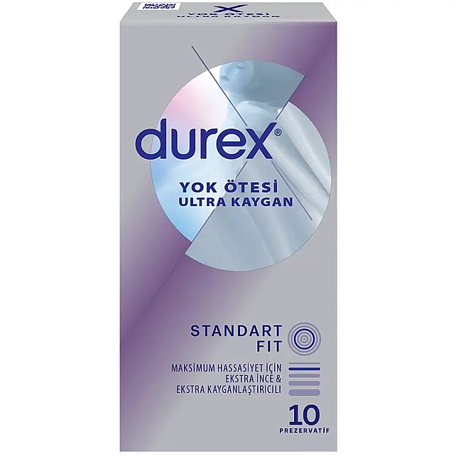 Durex Yok Ötesi Ekstra İnce Prezervatif - Ultra Kaygan 10 Adet - 1