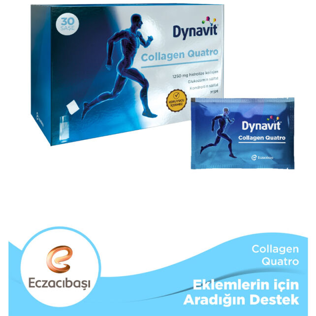 Dynavit Collagen Quatro - Takviye Edici Gıda 1250 mg x 30 Saşe - 2