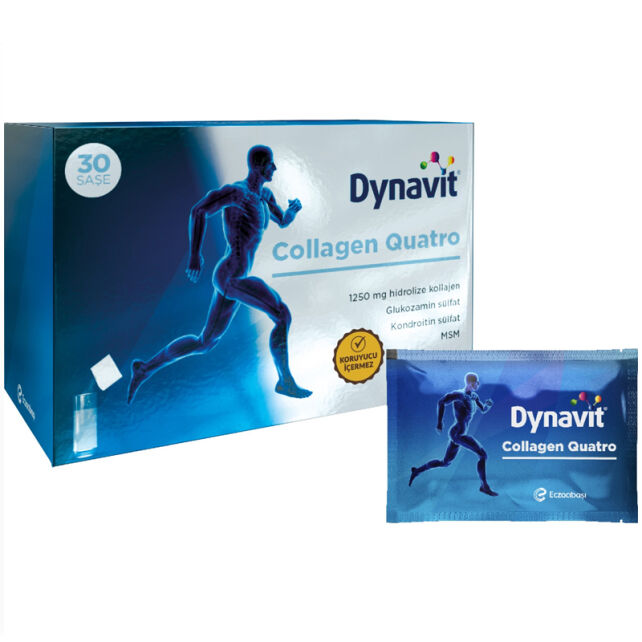 Dynavit Collagen Quatro - Takviye Edici Gıda 1250 mg x 30 Saşe - 1