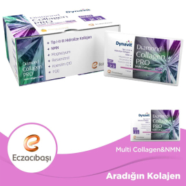 Dynavit Diamond Collagen Pro Ananas Aromalı - Takviye Edici Gıda 30 Saşe - 2