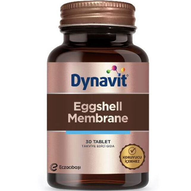 Dynavit Eggshell Membrane Takviye Edici Gıda 30 Tablet Dynavit Eggshell Membrane Takviye Edici Gıda 30 Tablet