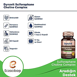 Dynavit Sulforaphane Choline Complex - Takviye Edici Gıda60 Kapsül - 4