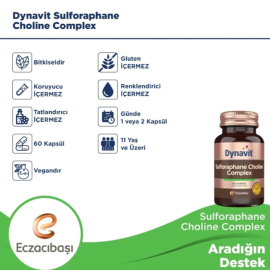 Dynavit Sulforaphane Choline Complex - Takviye Edici Gıda60 Kapsül - 4