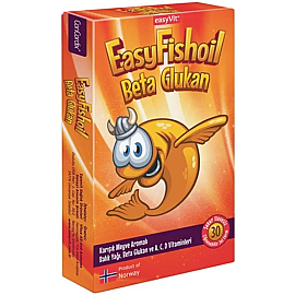EasyFishoil Beta Glukan - Çiğnenebilir Jel Form 30 Tablet - EasyFishoil
