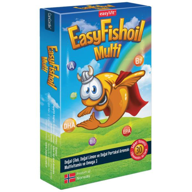 EasyFishoil Multi + Omega 3 Takviye Edici Gıda 30 Adet - 1