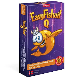 Easyfishoil Q Kids Çocuklar İçin Takviye Edici Gıda 30 Tablet - EasyFishoil