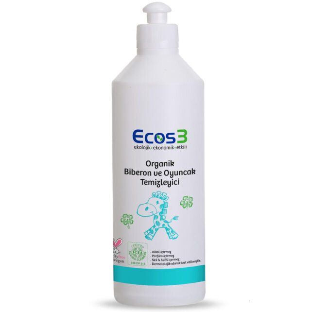 Ecos3 Organik Biberon ve Oyuncak Temizleyici 500ml - 1