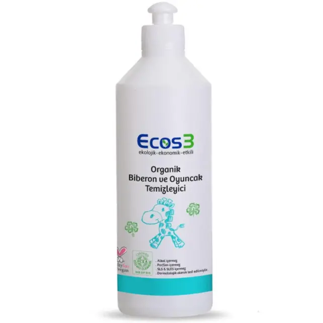 Ecos3 Organik Biberon ve Oyuncak Temizleyici 500ml - 1