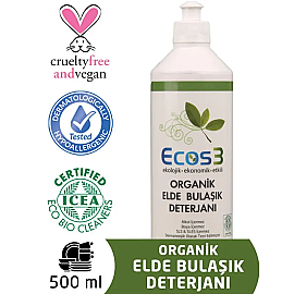 Ecos3 Organik Elde Bulaşık Deterjanı 500ml - Ecos3