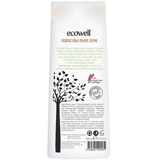 Ecowell Bebek Losyonu 300ml - 3