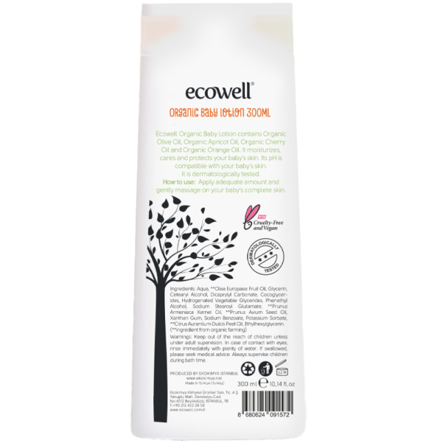 Ecowell Bebek Losyonu 300ml - 3