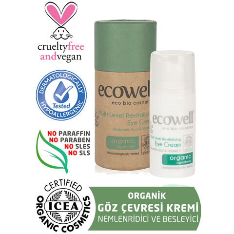 Ecowell Diamond Canlandırıcı Göz Çevresi Bakım Kremi 15ml Ecowell Diamond Canlandırıcı Göz Çevresi Bakım Kremi 15ml