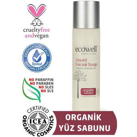 Ecowell Diamond Likit Yüz Temizleme Sabunu 150ml Ecowell Diamond Likit Yüz Temizleme Sabunu 150ml