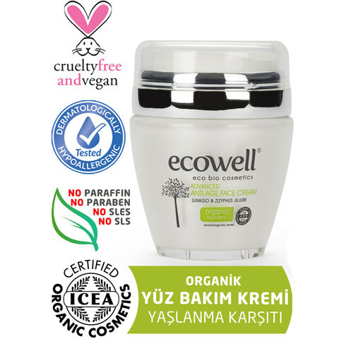 Ecowell Diamond Ginkolu Yaşlanma Karşıtı Yüz Bakım Kremi 50ml Ecowell Diamond Ginkolu Yaşlanma Karşıtı Yüz Bakım Kremi 50ml