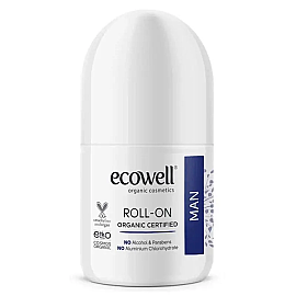 Ecowell Man Organik Roll-On Deodorant 75ml - Ecowell