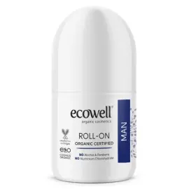Ecowell Man Organik Roll-On Deodorant 75ml - Ecowell