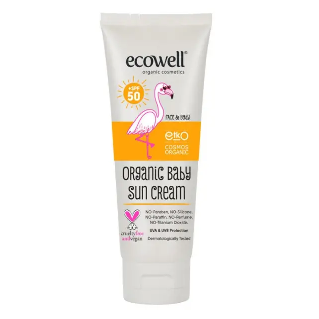 Ecowell Organik Bebek Güneş Kremi SPF 50+ 110g - 1