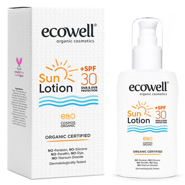 Ecowell Organik Sun Lotion SPF30+ Güneş Koruyu Losyon 150ml - 1