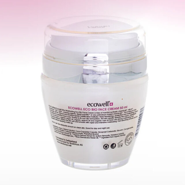 Ecowell Ultra Nemlendirici Eco Bio Yüz Bakım Kremi 50ml - 4