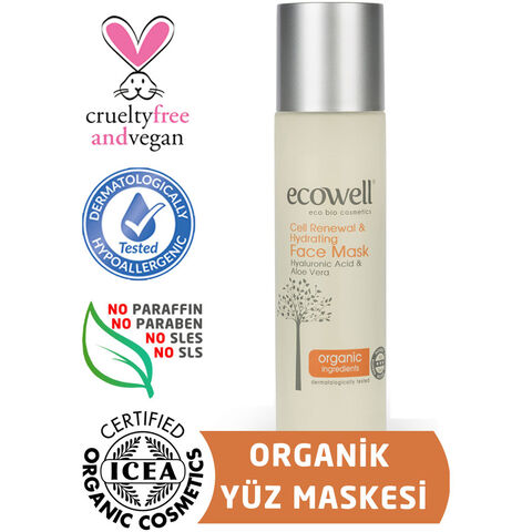 Ecowell Diamond Nemlendirici Yüz Maskesi 150ml Ecowell Diamond Nemlendirici Yüz Maskesi 150ml