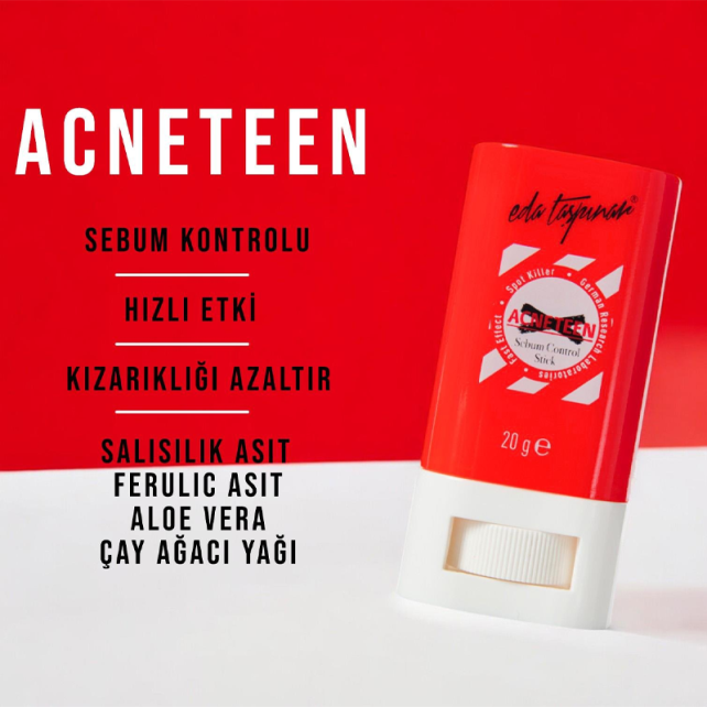 Eda Taşpınar Acneteen Face - Sivilce Karşıtı Stick 20g - 3