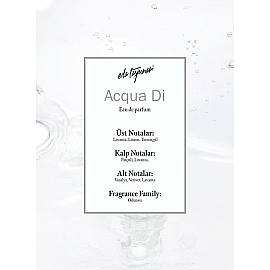 Eda Taşpınar Acqua Di EDP Unisex - Kadın ve Erkek Parfümü 100ml - 2
