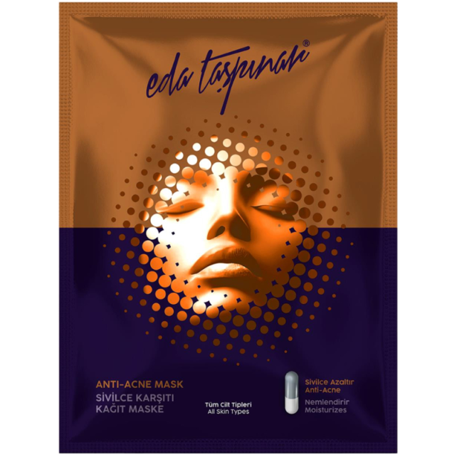 Eda Taşpınar Anti Acne Mask - Sivilce Karşıtı Kağıt Maske 25ml - 1