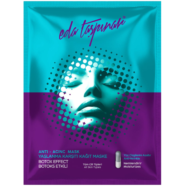Eda Taşpınar Anti Aging Mask - Yaşlanma Karşıtı Kağıt Maske 25ml - 1