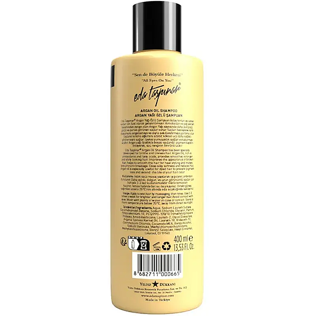 Eda Taşpınar Argan Oil Shampoo - Argan Yağlı Şampuan 400ml - 3