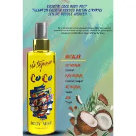 Eda Taşpınar Body Mist Coco - Vücut Spreyi 200ml - 3