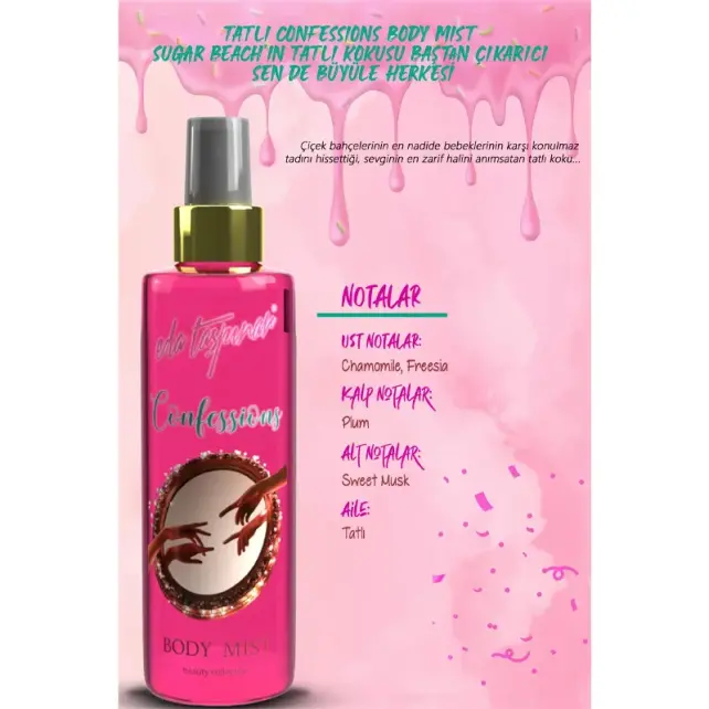 Eda Taşpınar Body Mist Confessions - Vücut Spreyi 200ml - 3