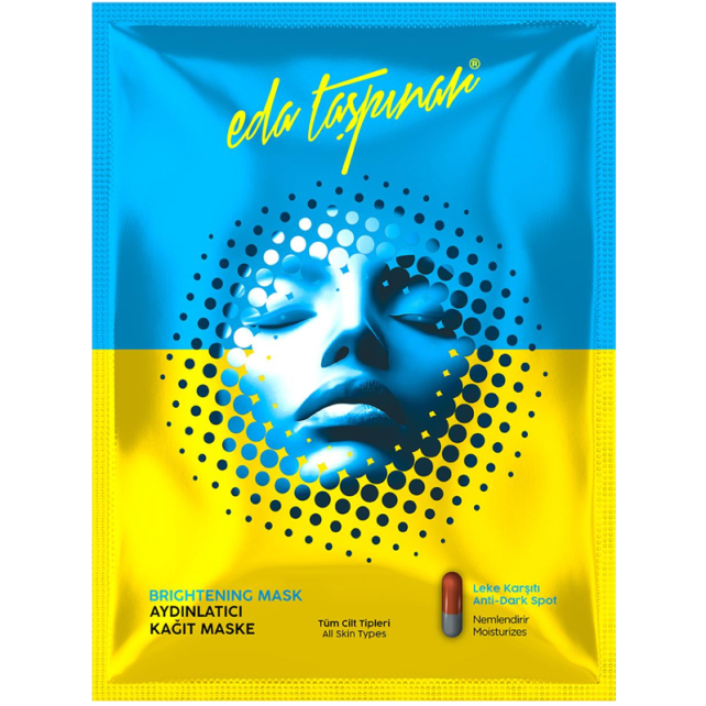 Eda Taşpınar Brightening Mask - Aydınlatıcı Etkili Kağıt Maske 25ml - 1