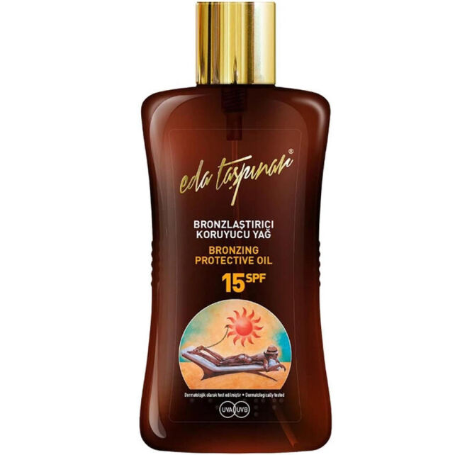 Eda Taşpınar Bronzing Protective Oil SPF 15 200ml - 1