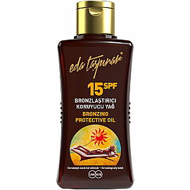 Eda Taşpınar Bronzing Protective Oil SPF 15 - Bronzlaştırıcı Güneş Yağı 50ml - Eda Taşpınar