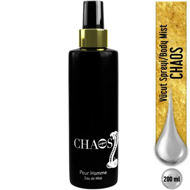 Eda Taşpınar Chaos Man - Erkek Vücut Spreyi 200ml - 6